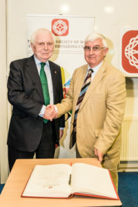 Professor Hywel Francis and Sir Emyr Jones Parry