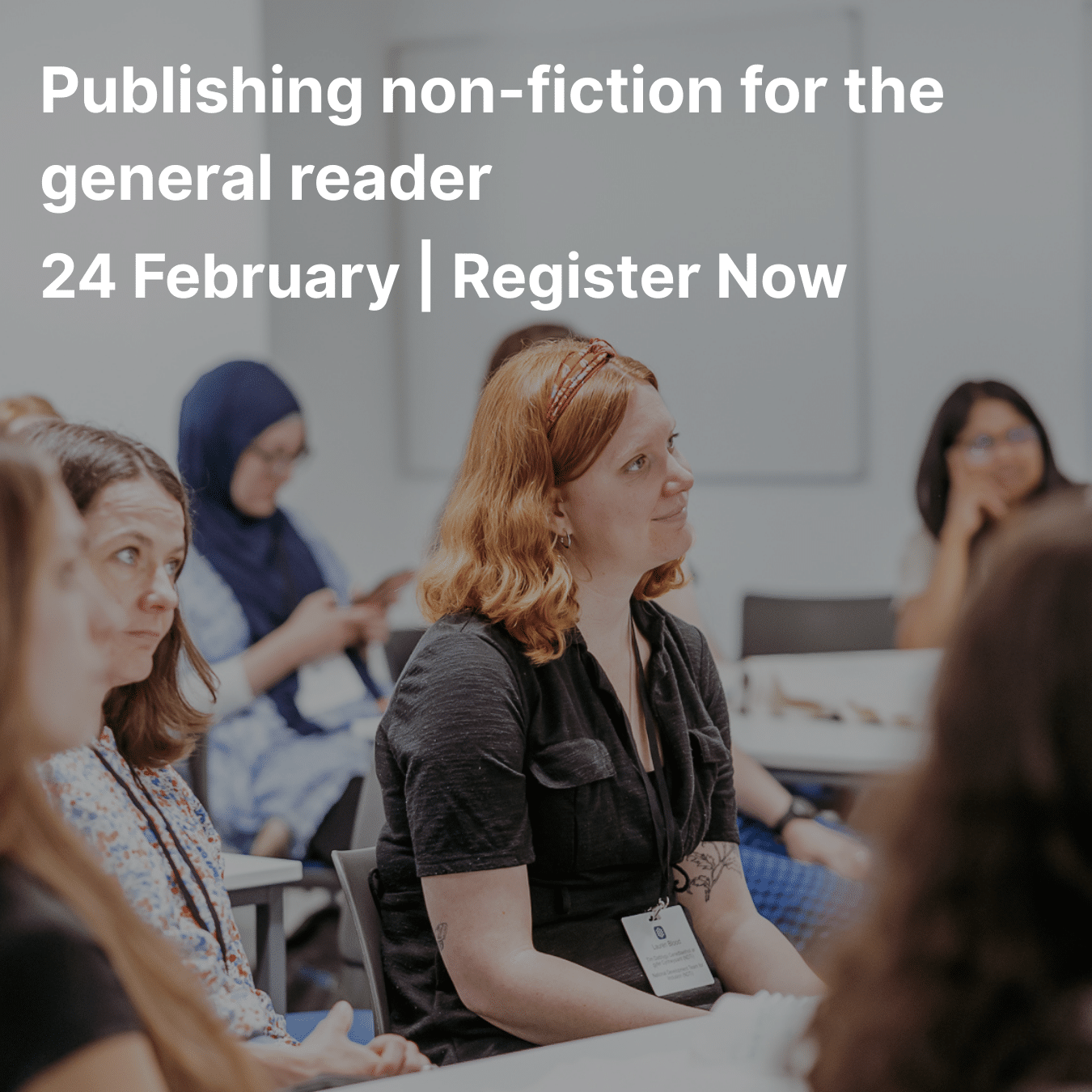Publishing non-fiction for the general reader 24 February | Register Now