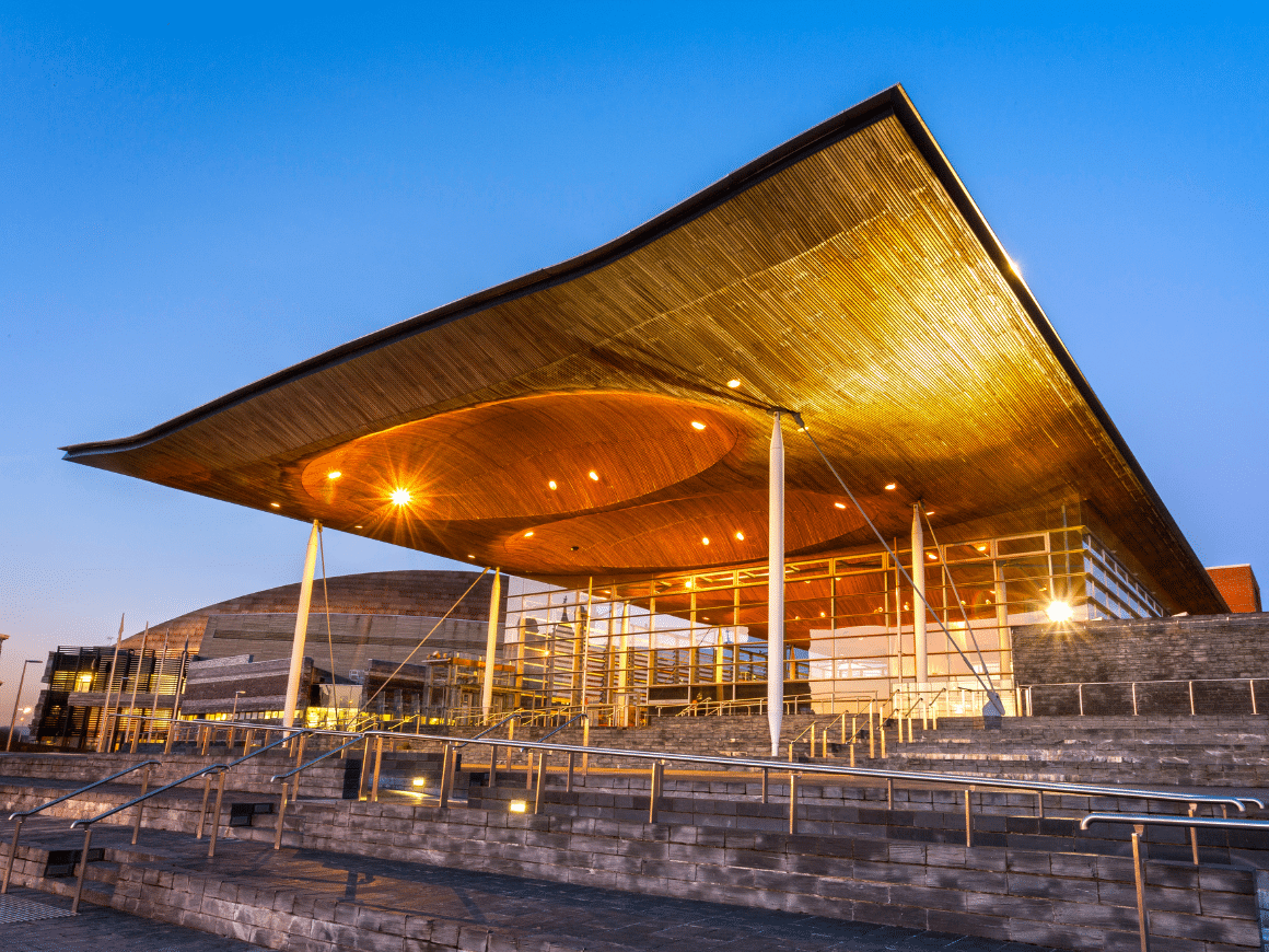 The Senedd Building, Cardiff Bay