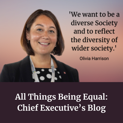 All Things Being Equal: Chief Executive's Blog